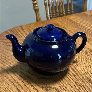 Elegant Blue Teapot